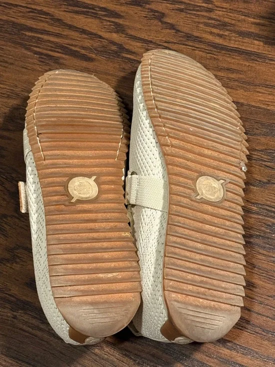 Born Women's Knit Slip-On Sneakers in Cream with Tan Accents - Picture 11 of 12